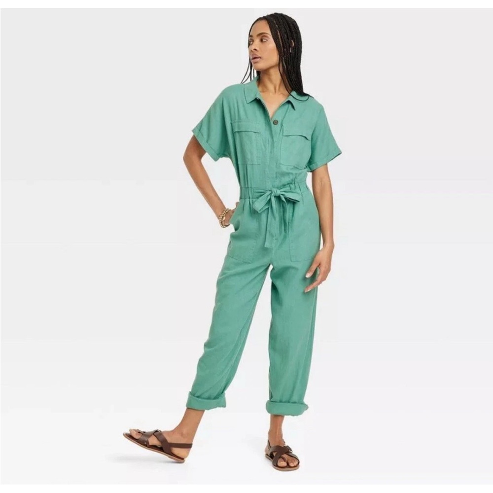 Universal Thread Linen Boilersuit - image 1